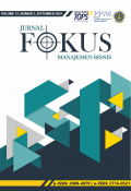 Jurnal Fokus Manajemen Bisnis Volume 12, Nomor 2 September 2022