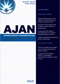 AJAN = Australian Journal Of Advanced Nursing March 2017-May 2017 Volume 34 Issue 3