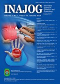 INAJOG = Indonesian Journal of Obstetrics and Gynecology Volume 7 No 1 January 2019