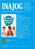 INAJOG = Indonesian Journal of Obstetrics and Gynecology Volume 6 No 4 October 2018