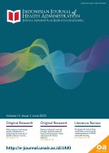 Indonesian Journal of Health Administration = Jurnal Administrasi Kesehatan Indonesia Volume 11 Issue 1, June 2023