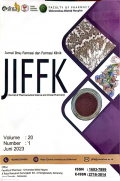 Jurnal Ilmu Farmasi dan Farmasi Klinik = JIFFK Volume 20 Number 1 2023