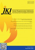 JKI = Jurnal Keperawatan Indonesia Volume 24 No 3 November 2021