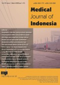 Medical Journal Of Indonesia Vol.29, Issue 1 March 2020