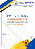 Prosiding Seminar Nasional Kesehatan : 