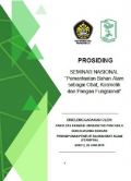 Prosiding Seminar Nasional Pemanfaatan Bahan Alam sebagai Obat, Kosmetik dan Pangan Fungsional