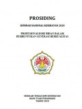 Prosiding Seminar Nasional Kesehatan 2020 : Peluang dan Tantangan Bidan dalam Meningkatkan Sinergitas Pelayanan Kebidanan