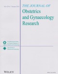 The Journal of Obstetrics and Gynaecology Research Vol. 42 No. 1 January 2016