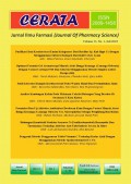 Cerata : Jurnal Ilmu Farmasi (Journal of Pharmacy Science) Volume 13 Nomor 1 Juli 2022