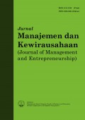 Jurnal Manajemen dan Kewirausahaan Volume 23 No 1 March 2021