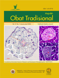 Majalah Obat Tradisional Vol.31 No.1 January-April 2026
